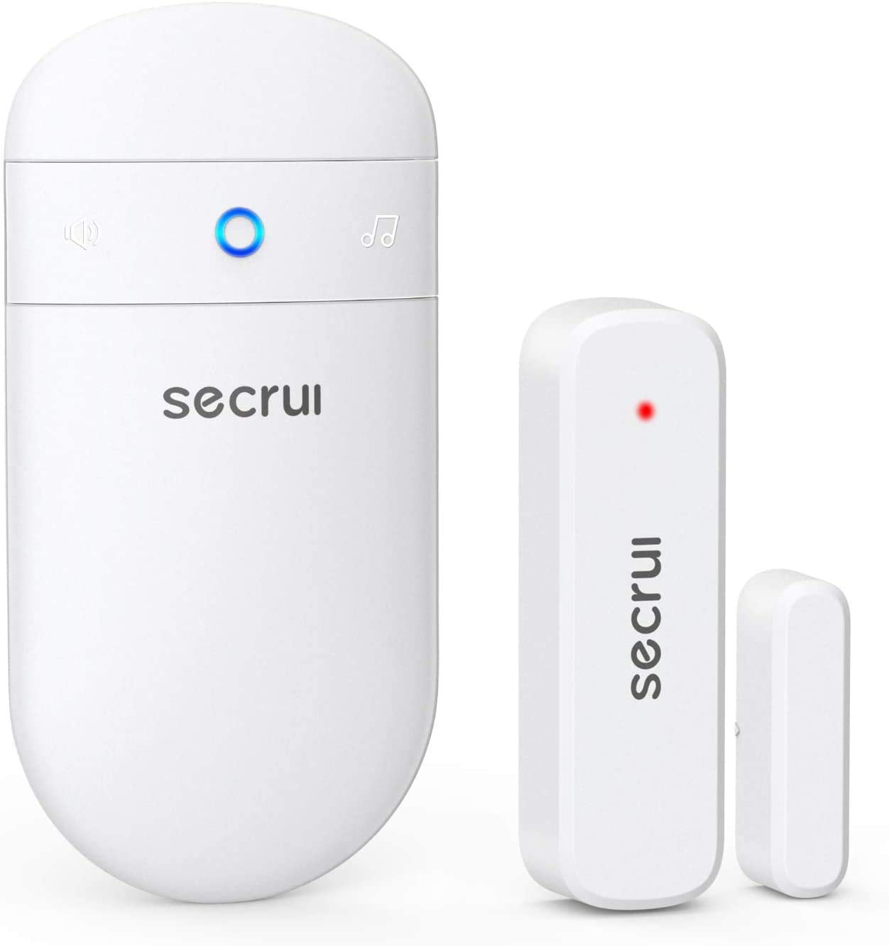 SECRUI Wireless Door Open Sensor Alarm Chime | 52 Chimes & 400ft Range