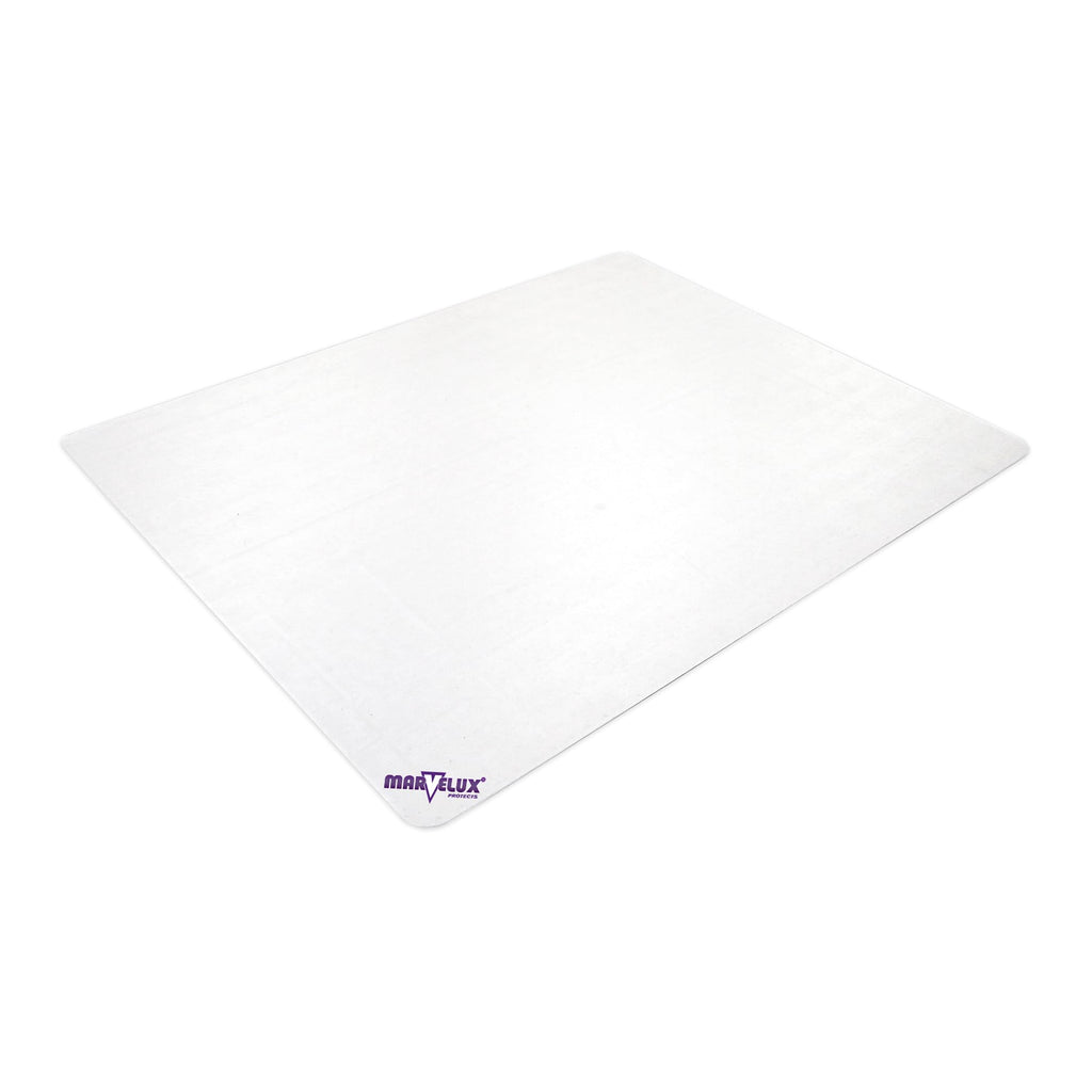 Marvelux Polycarbonate Office Chair Mat for Carpets - 75x120cm, Clear