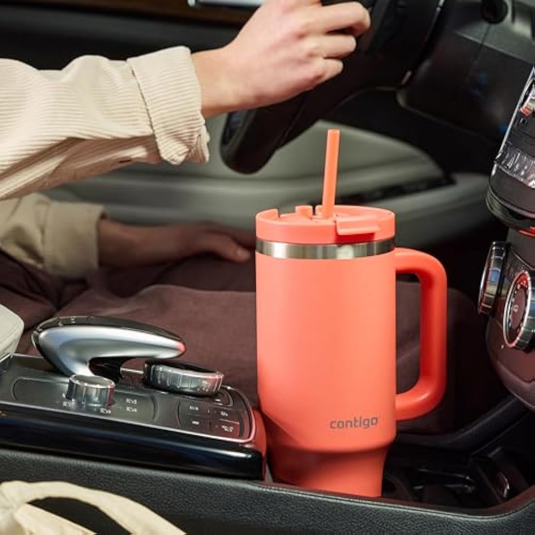 Contigo Streeterville 1200ml Insulated Tumbler with Handle and Straw