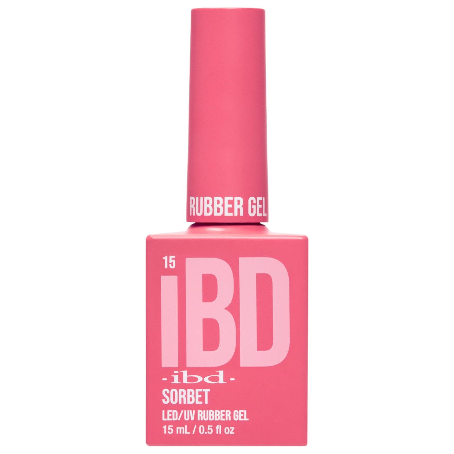 IBD Rubber Gel Nail Polish – Sorbet – Durable UV/LED Builder Gel 15ml