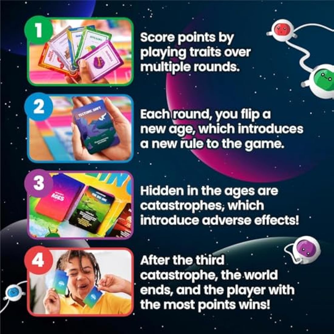 Doomlings Deluxe Bundle Strategy Card Game | 5 Expansions & Playmat