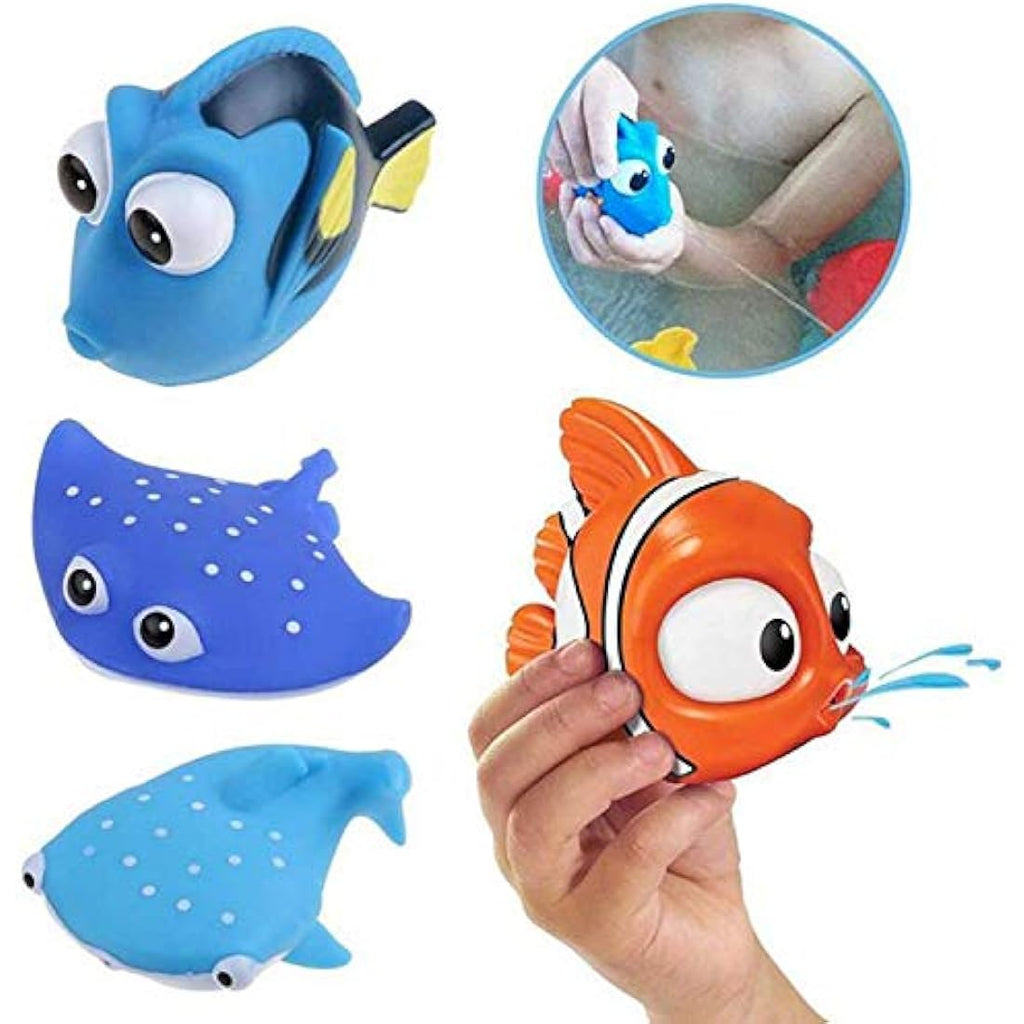 Disney Finding Dory & Nemo Bath Squirter Toys – 6-Piece BPA-Free Set