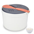 Microwave Rice Cooker & Steamer Set - 2L Food Grade PP