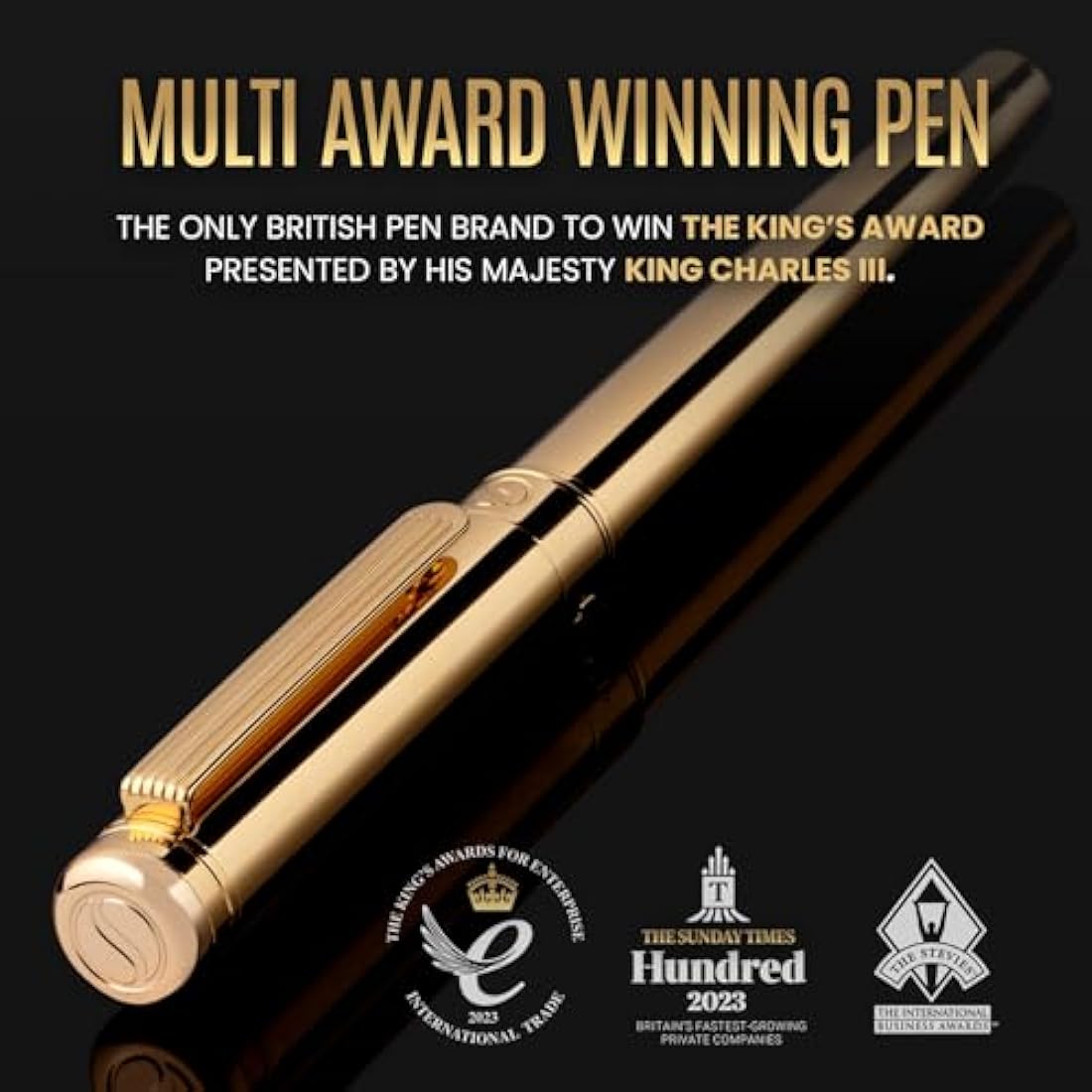 Gold Rollerball Pen – Luxury Real Gold Plated Writing Set