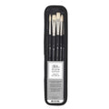 Winsor & Newton Artists' Hog Oil Brush Set - Large Black, 5 Pack