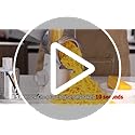 Ourokhome Rotary Cheese Grater - 3-Blade Vegetable Slicer & Chopper, Red