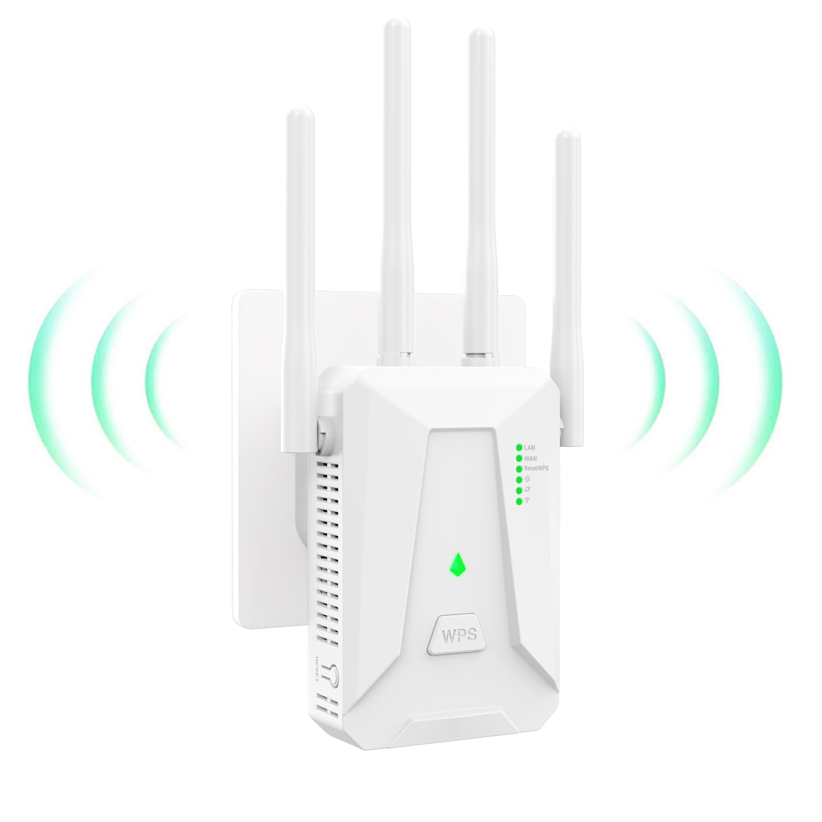 WiFi Extender Booster – 3000 Sq.ft Range, 4 Antennas