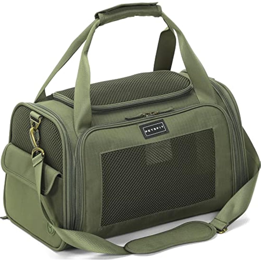 Cat Carrier – Airline Approved Oxford Pet Travel Bag, Green
