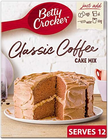 Betty Crocker Classic Coffee Cake Mix - 425g Vegetarian (Pack of 6)