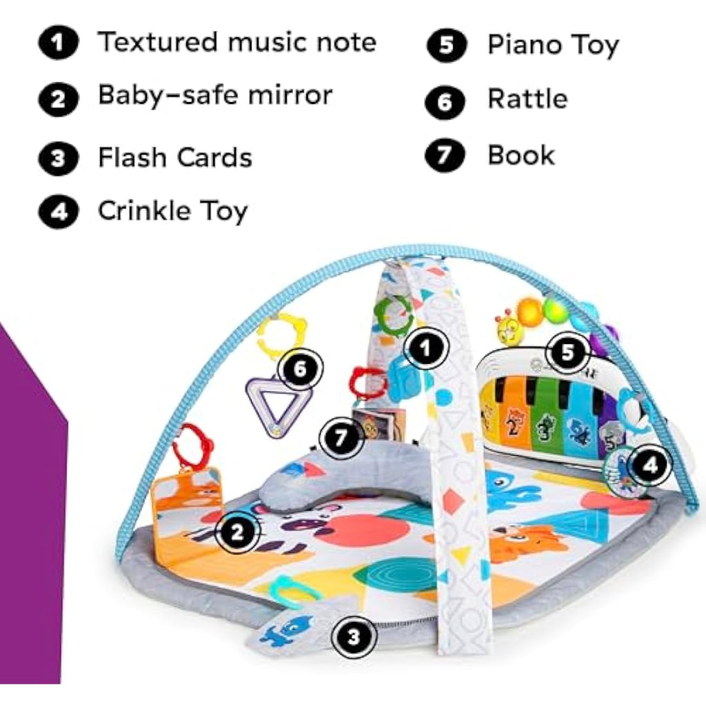 Baby Einstein 4-in-1 Kickin' Tunes Music & Language Play Gym