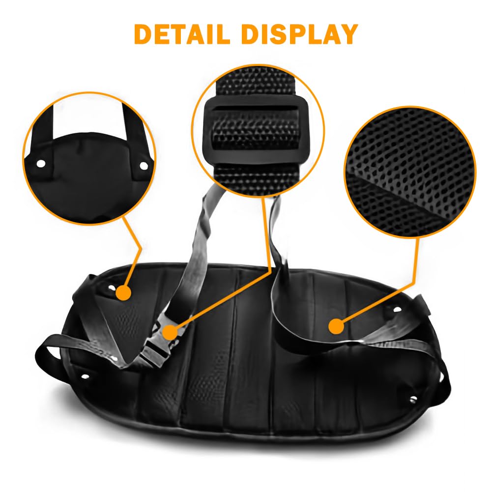 Adjustable Airplane Foot Hammock, Lightweight Washable Oxford Cloth Foot Rest with Waterproof Storage Bag - image 4