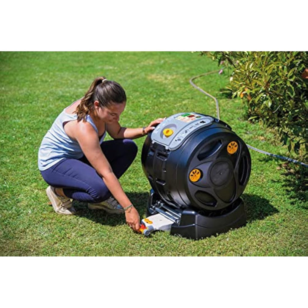 Hozelock Easymix 2-in-1 Rotating Composter – 100L Capacity