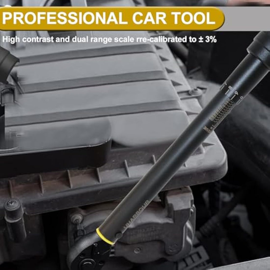 Uharbour 1/2" Drive Torque Wrench | 20-230 Nm Dual-Direction ±3% Accuracy