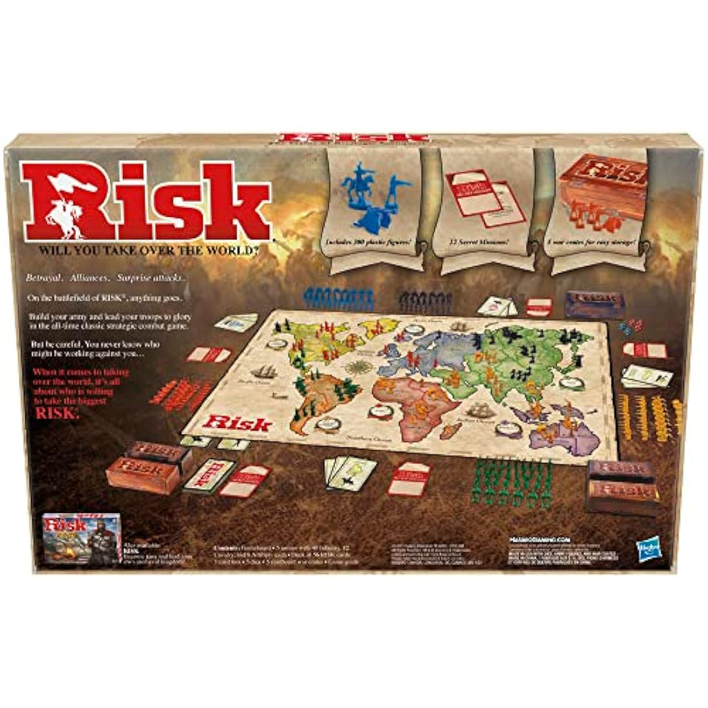 Hasbro Risk Jeu de Société de Stratégie et Conquête – Version Française
