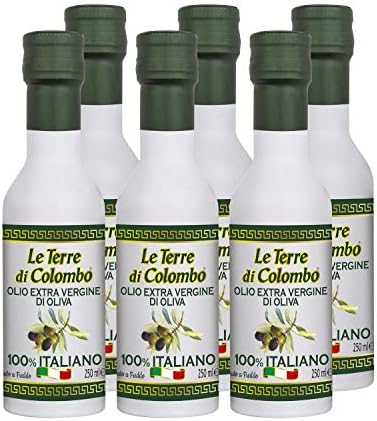 Le Terre di Colombo Italian Extra Virgin Olive Oil - 6 x 0.25L Bottles