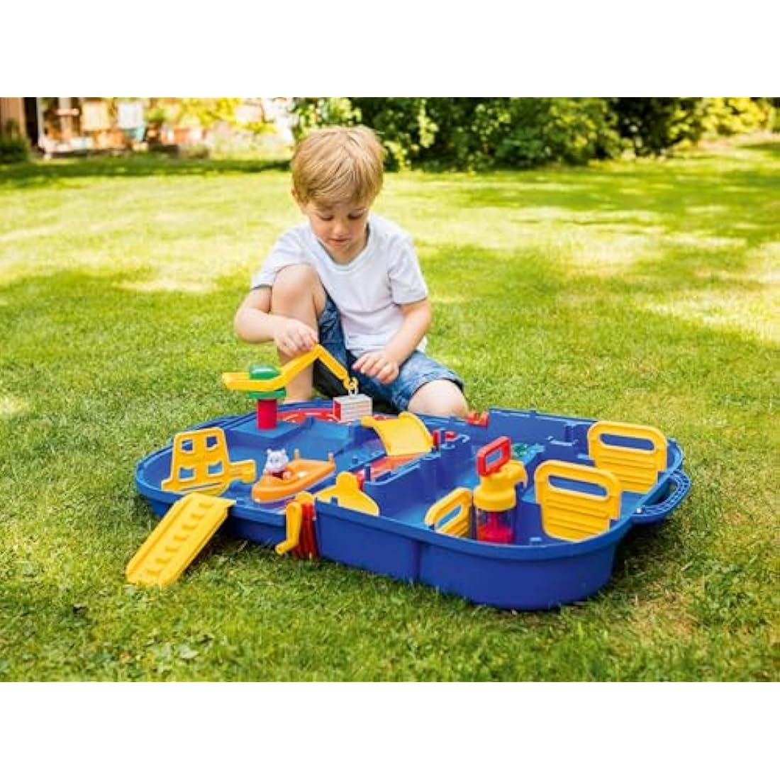 AquaPlay Lock Box Water Table | Portable Educational Playset for Kids