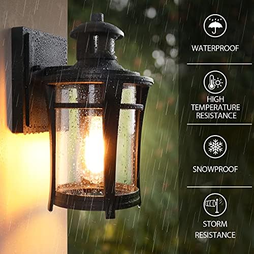 Lamomo Motion Sensor Outdoor Wall Light | Waterproof Aluminum Porch Sconce