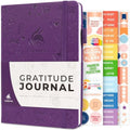 Clever Fox Gratitude Journal – A5 Vegan Leather Daily Notebook, Purple