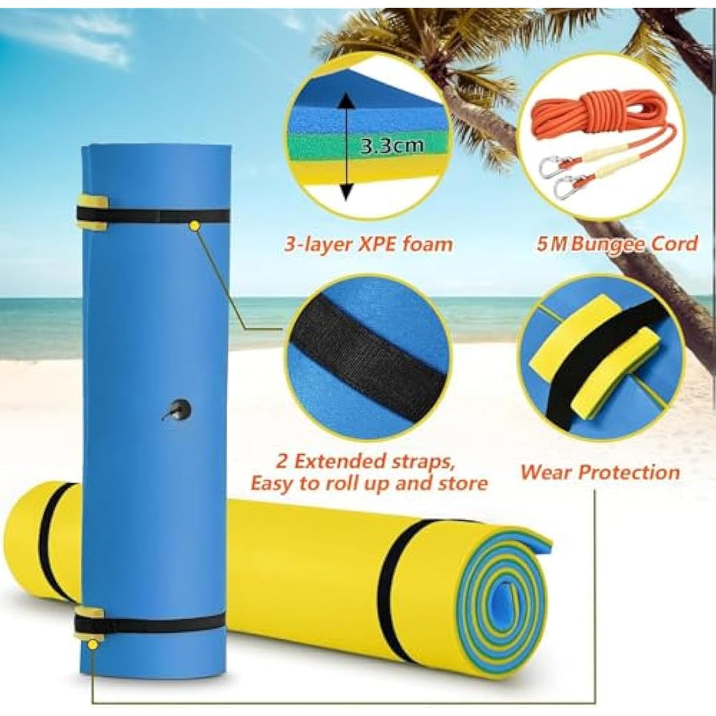 Floating Water Mat – 3-Layer XPE Foam Island for Lakes