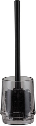 Sealskin Mood Freestanding Glass Toilet Brush and Holder – Grey