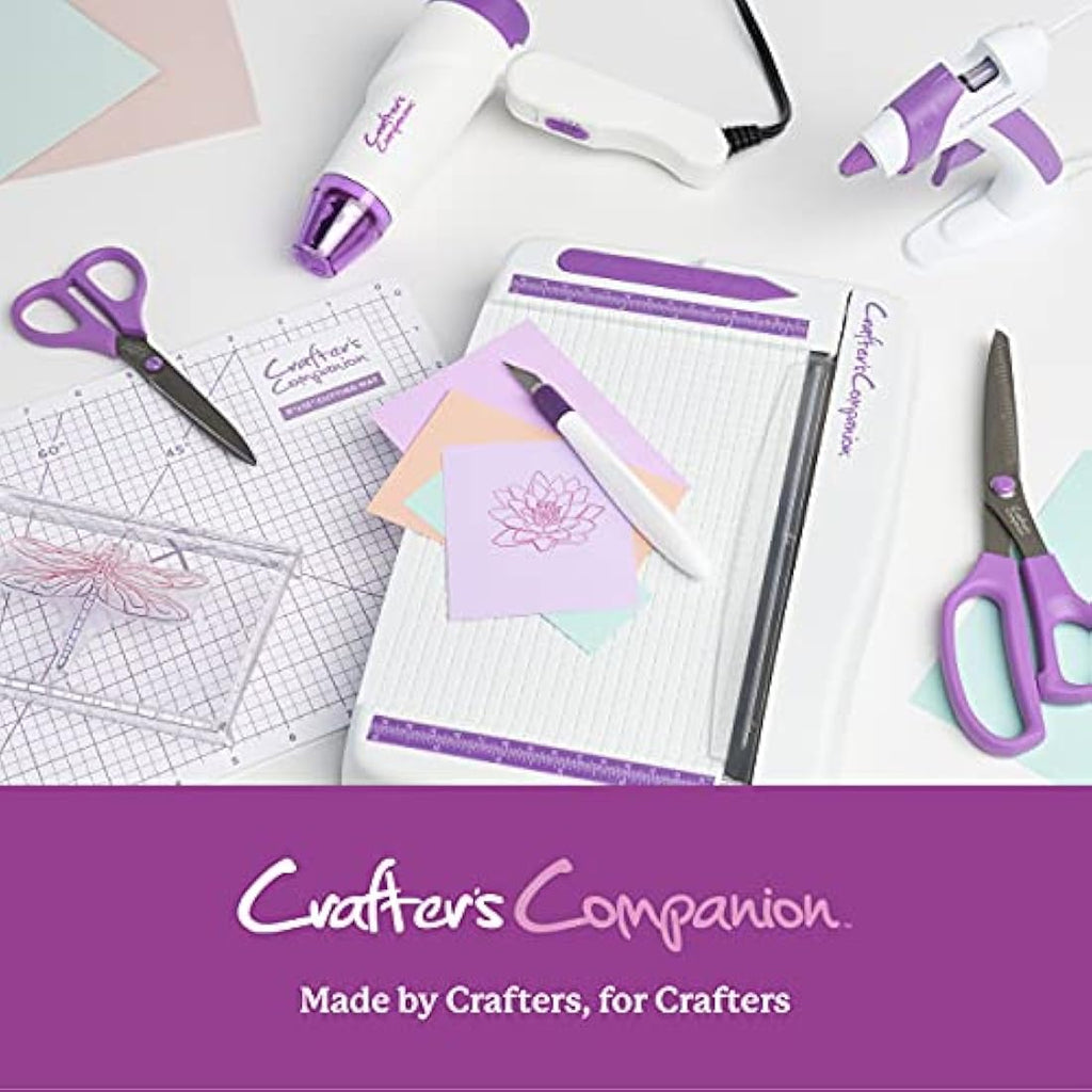 Crafter’s Companion Large Die & Stamp Storage Folder – Purple Fabric