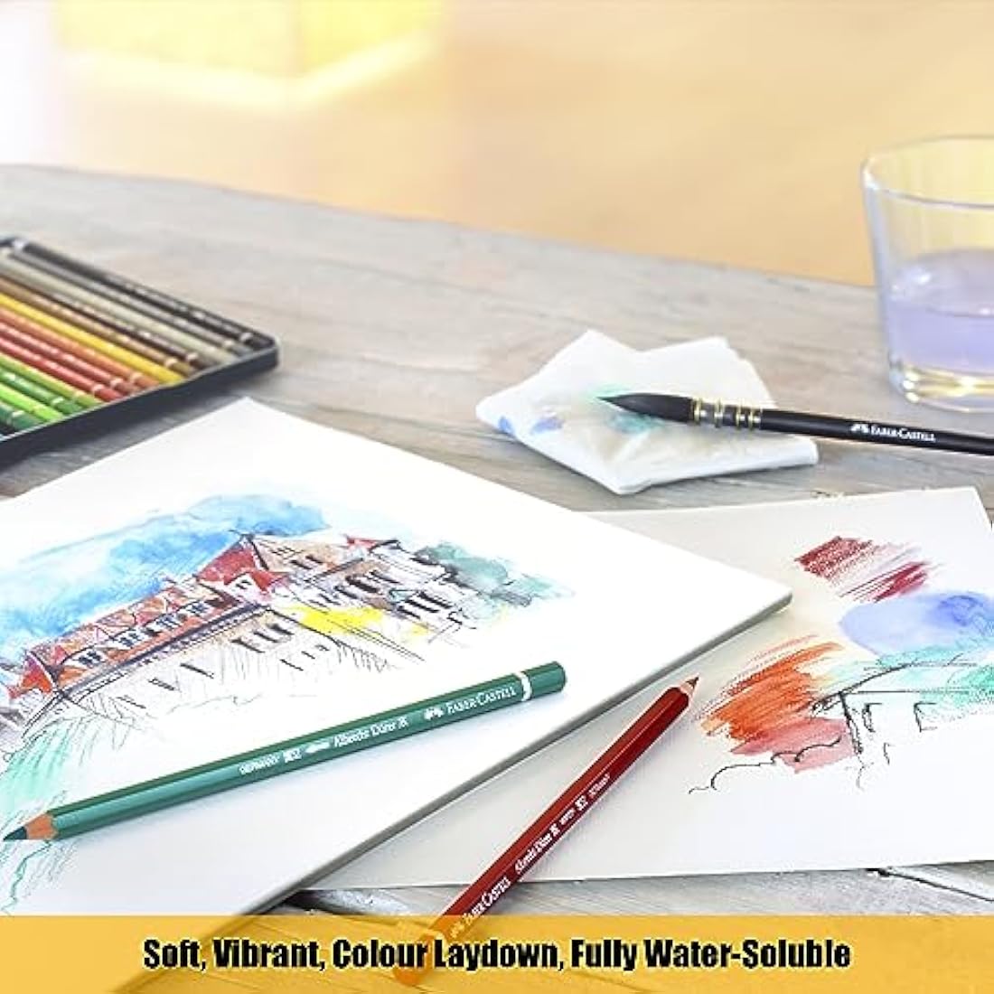 Faber-Castell Albrecht Dürer Watercolour Pencils (24) & A4 Pad Set