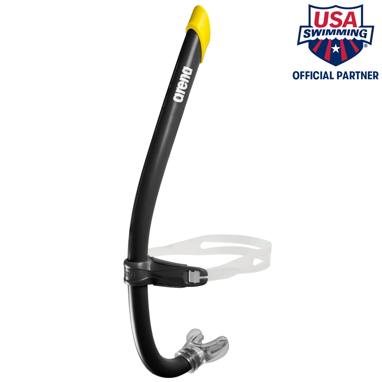 Arena Swim Snorkel Pro III – Professional Training Gear for Swimmers, Black