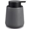 BosilunLife Grey Ceramic Soap Dispenser – 12 oz Modern Lotion Pump