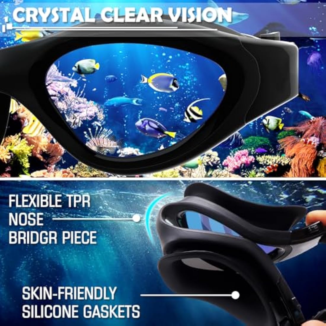 Jolof Store Polarized Swimming Goggles – Anti-Fog UV Protection