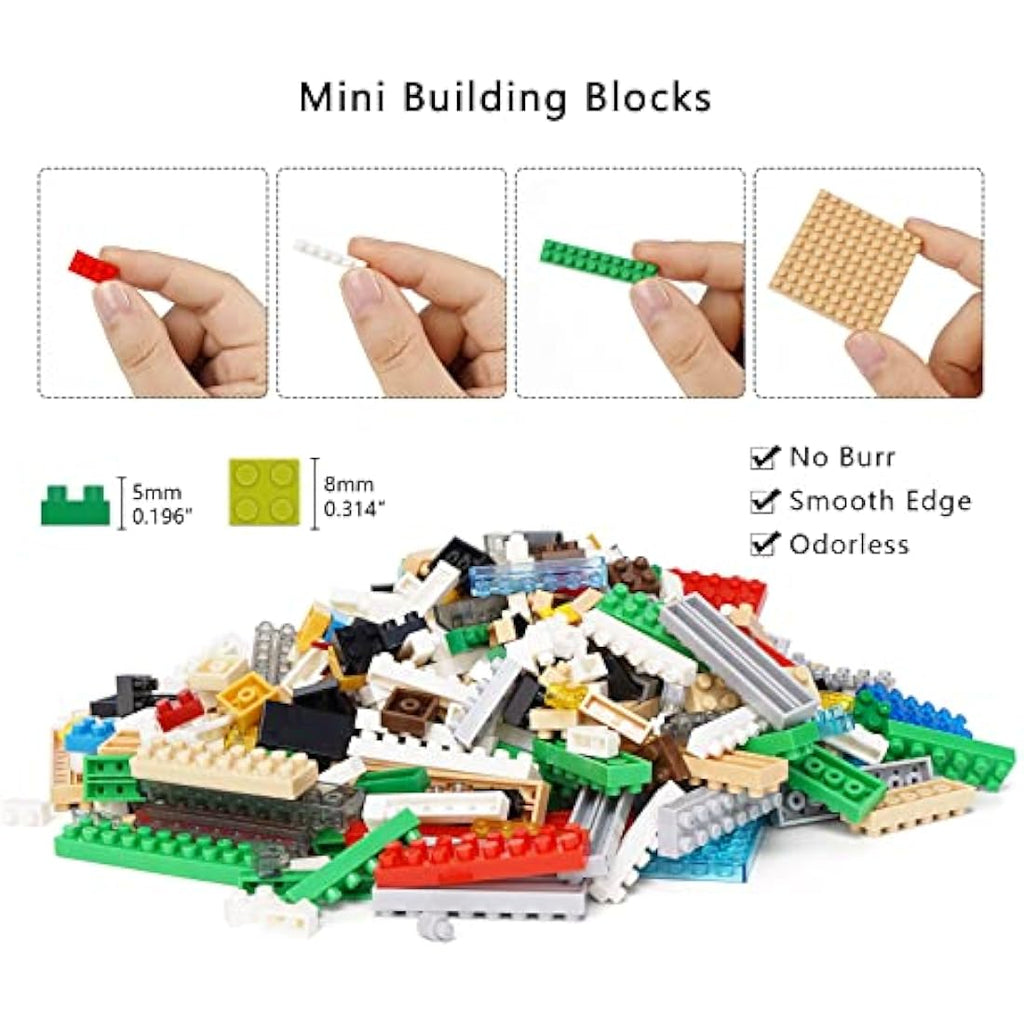 LULUFUN Smolny Cathedral Architecture Model - 3737pcs Micro Building Blocks