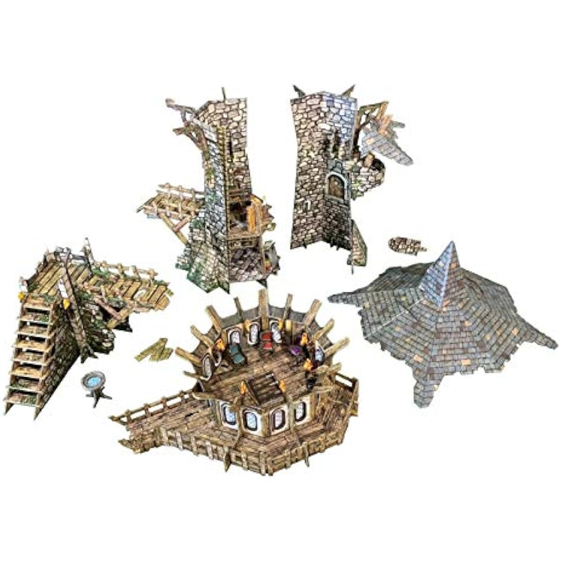 Battle Systems Wizards Tower | Modular Fantasy Scenery for 28mm RPG