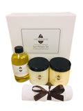 Men's Spa Pamper Gift Set – Cedarwood & Lemon Grooming Kit