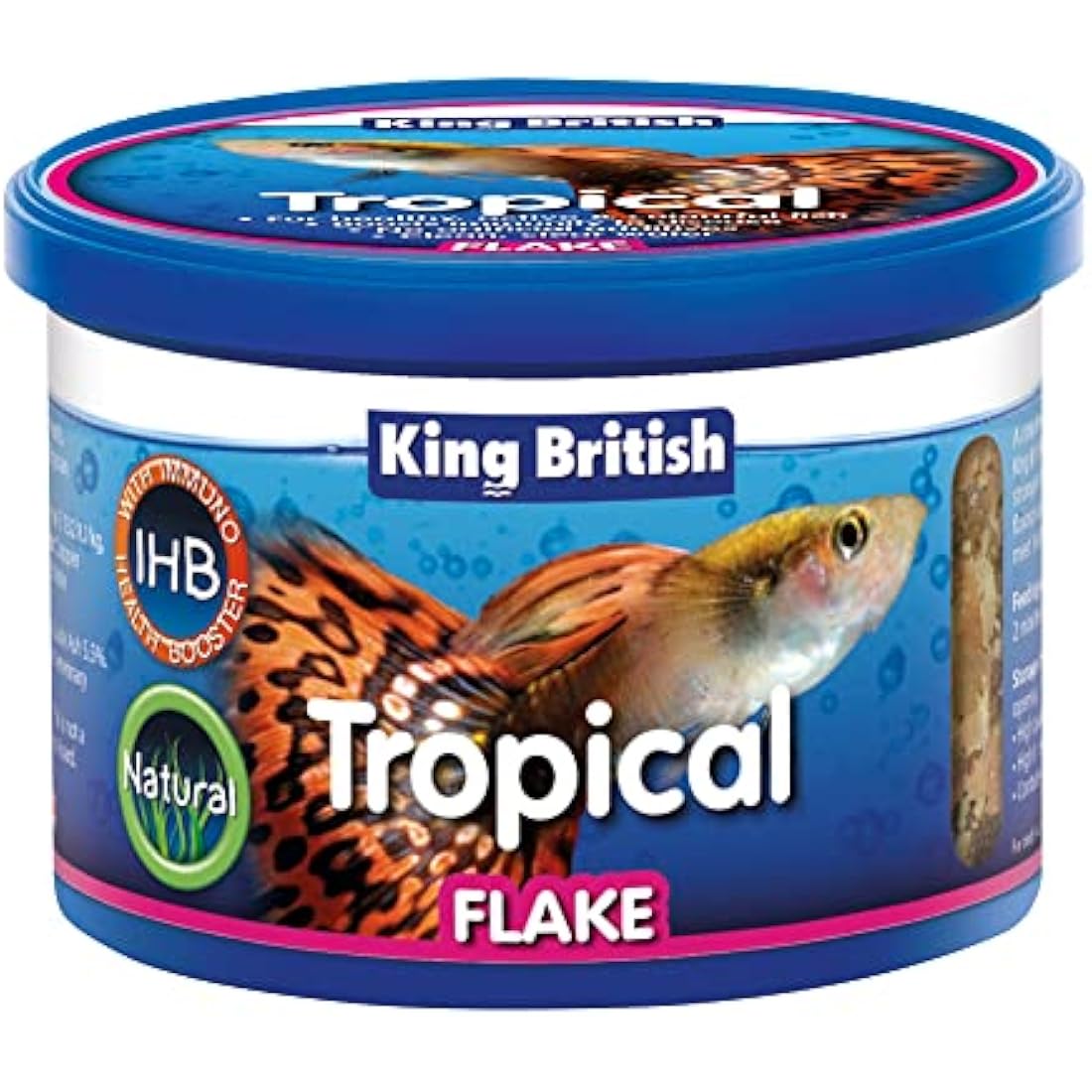 King British Tropical Fish Flake Food with Immuno Health Booster – 28g