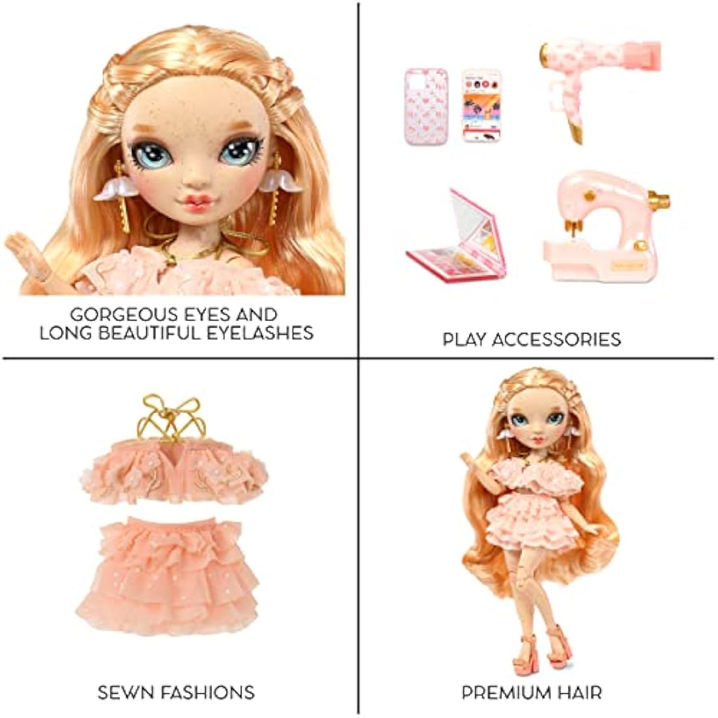 Rainbow High Victoria Whitman Fashion Doll – Light Pink with Freckles