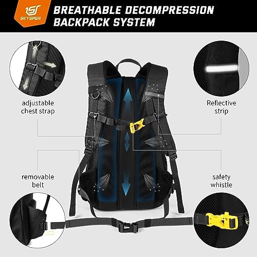 SKYSPER 30L Hiking Backpack – Lightweight Travel Rucksack for Men & Women