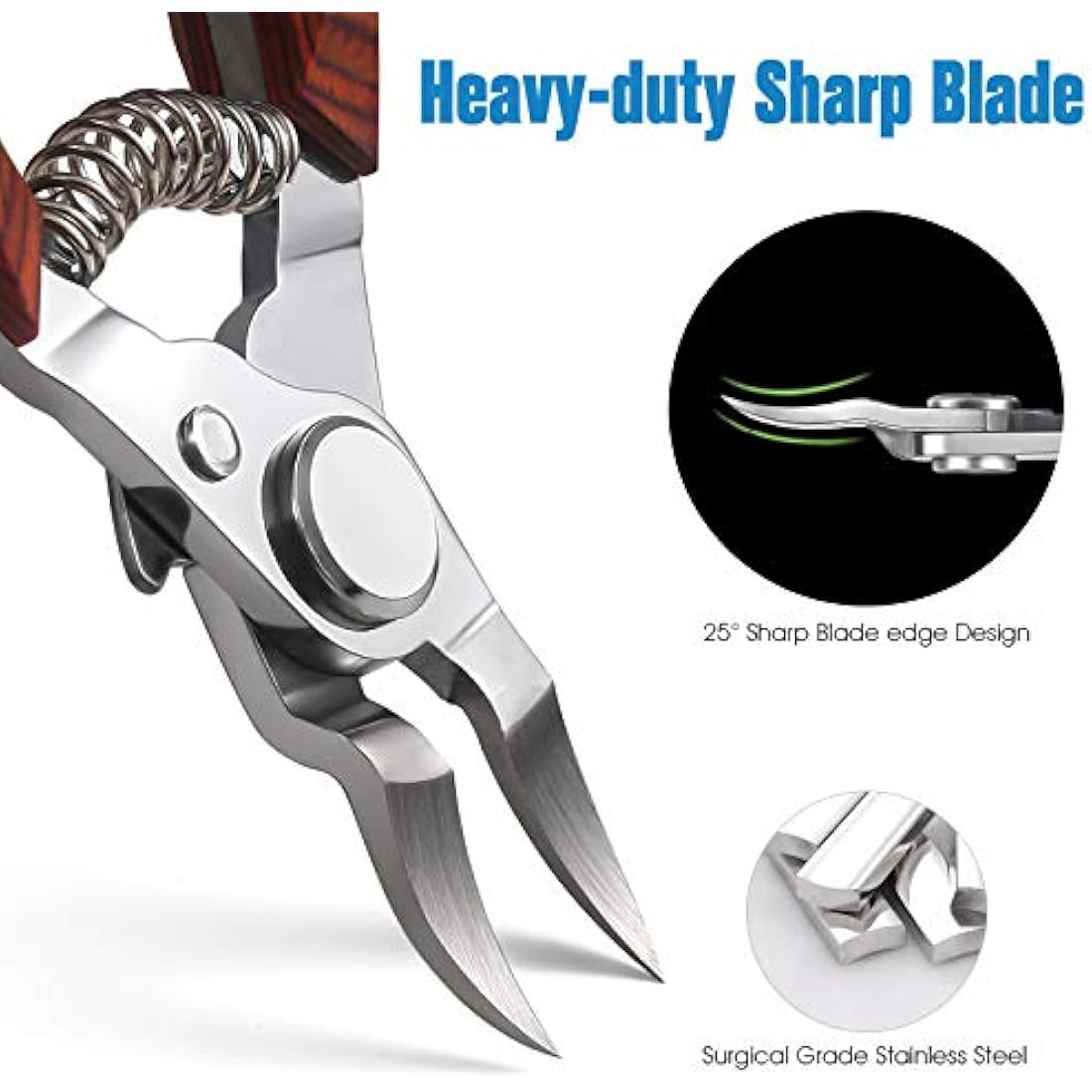 FERYES Toenail Clippers – Stainless Steel Nippers for Thick Ingrown Nails
