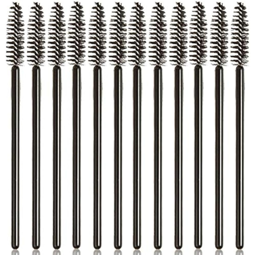 Jolof Store 50 PCS Disposable Eyelash Brushes | Mascara Wands - Black