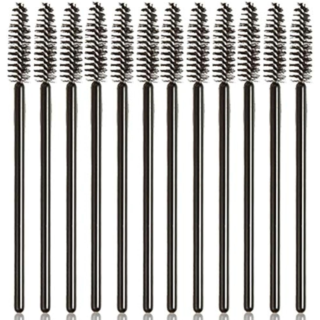 Jolof Store 50 PCS Disposable Eyelash Brushes | Mascara Wands - Black