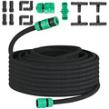 50M Drip Soaker Hose Set | 1/2 Inch Porous Garden Pipe