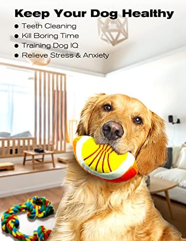 Dog Rope Toys - 10 Pack Puppy Teething and Tug of War Set