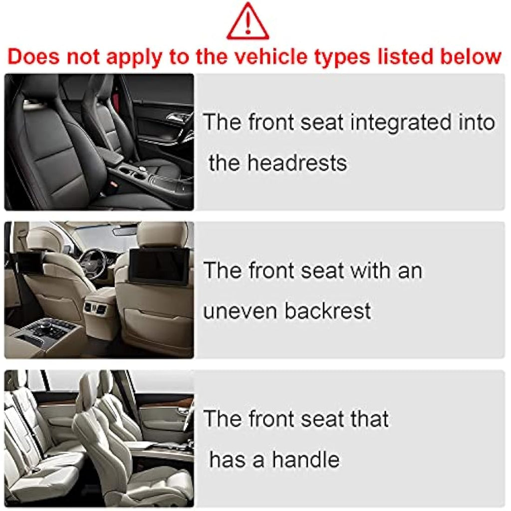 AiQInu Car Back Seat Organiser & Protector | Waterproof Oxford | 2 Pack