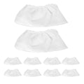 DEWIN Nail Dust Collector Bags | 10-Pack Non-Woven Vacuum Filter Bags