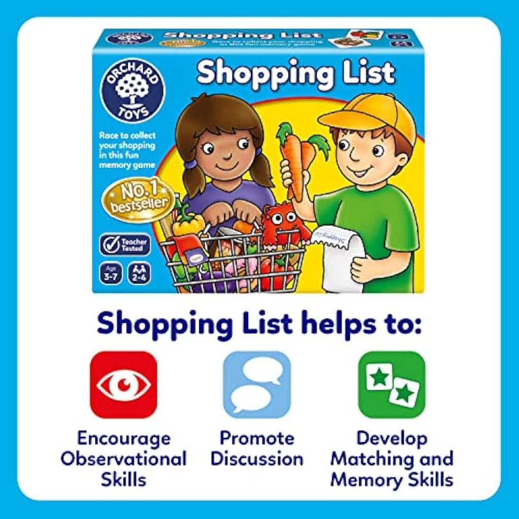 Orchard Toys Shopping List Memory Game – Educational Matching Toy for Ages 3-7