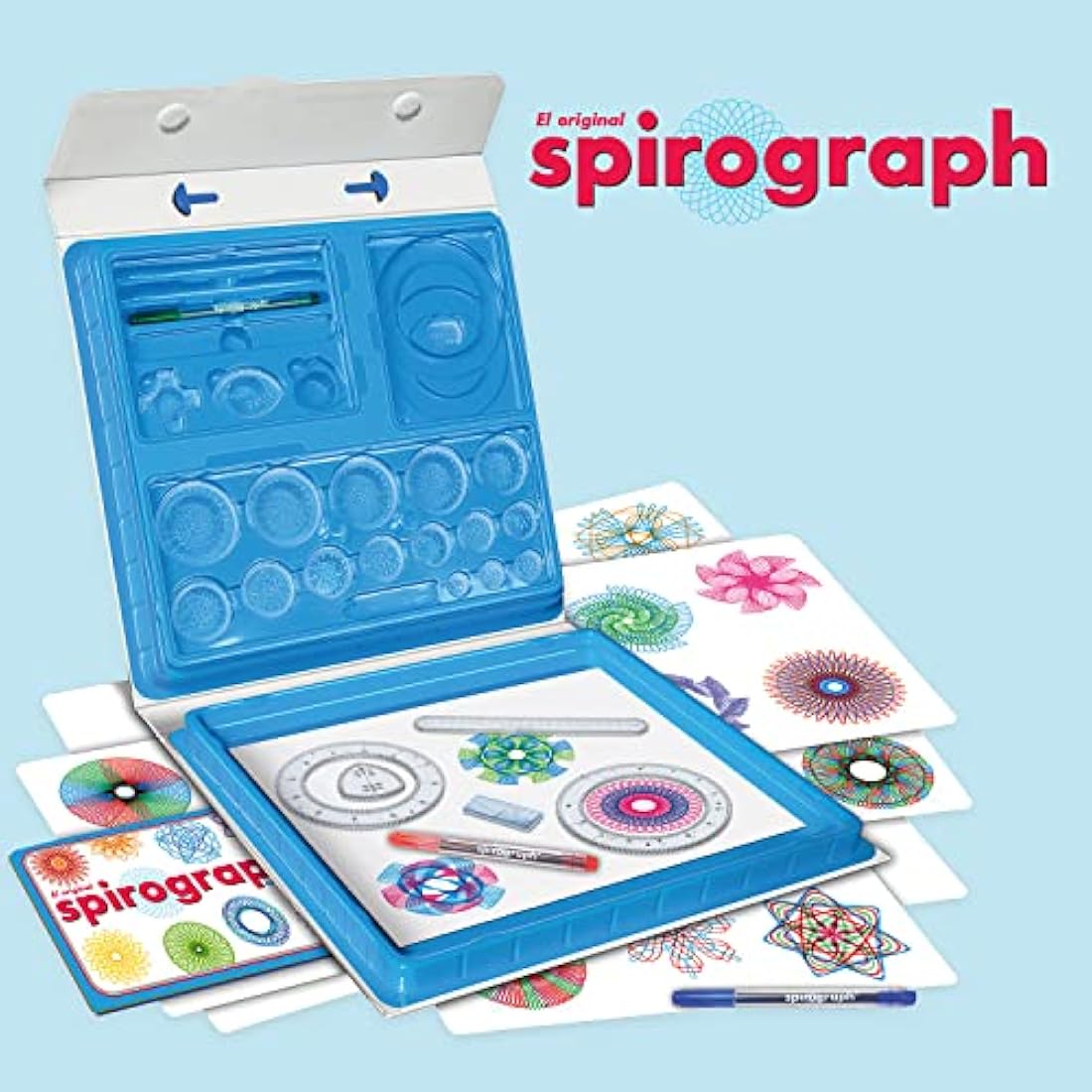 Spirograph Deluxe – Kit de Dessin Mandala et Jeu Créatif – 45 Pièces
