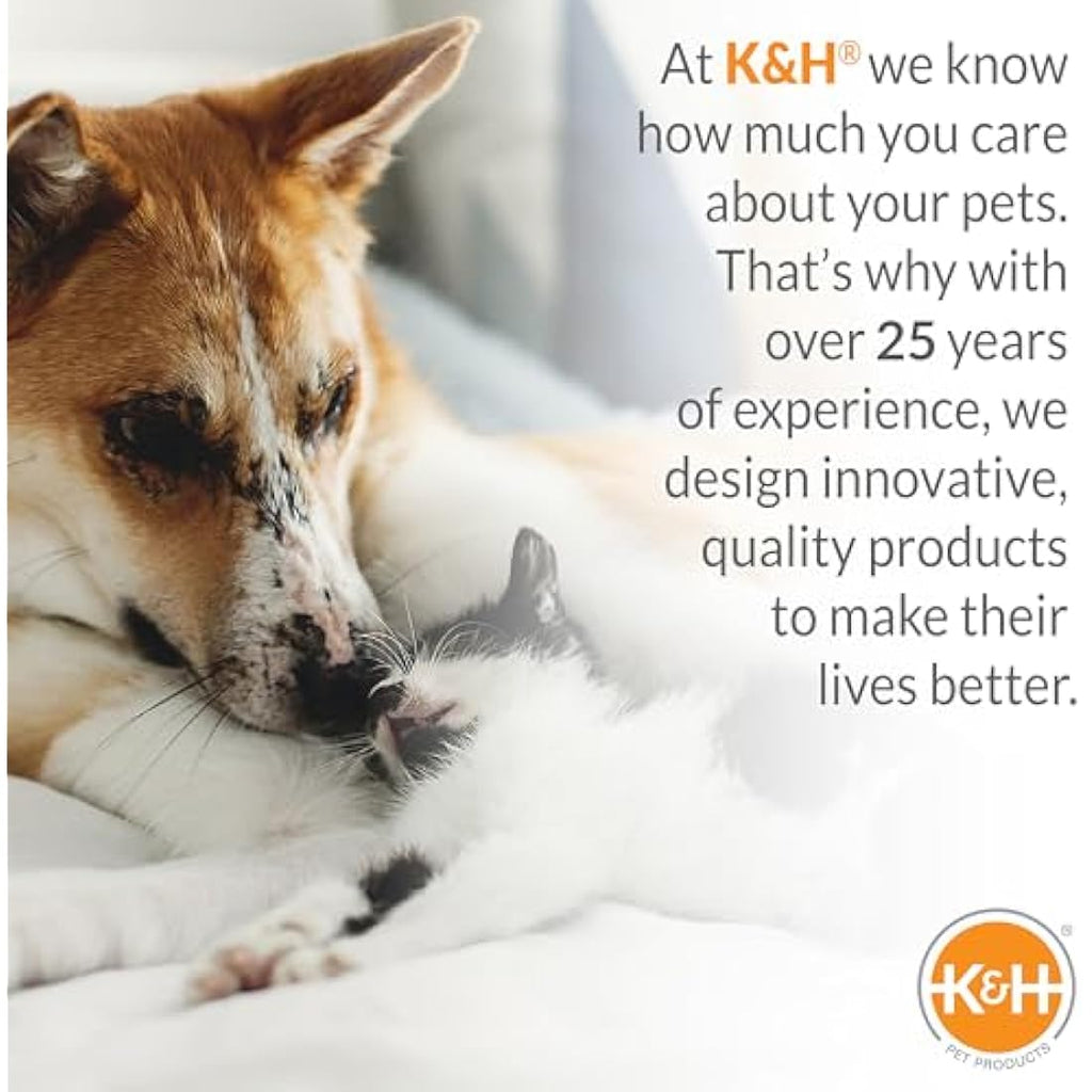 K&H Pet Products Elevated Dog Bed – Waterproof Cooling Mesh Cot, Blue