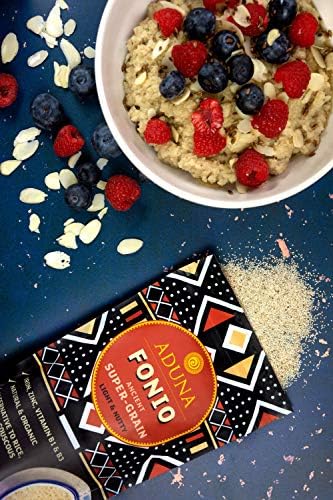 Aduna Organic Fonio Supergrain – Gluten-Free Ancient Grain - 3 x 1kg