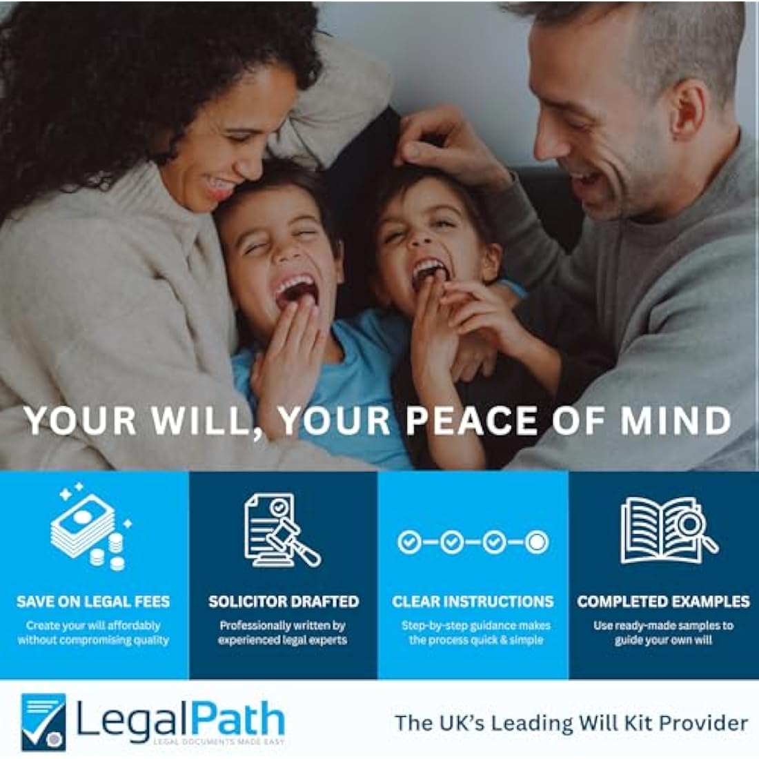 LegalPath DIY Will Kit UK: Double Pack Last Will and Testament 2025