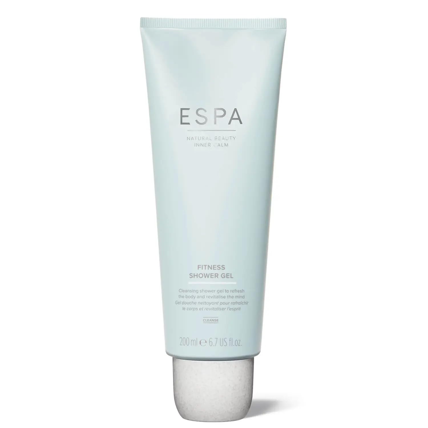 ESPA Fitness Shower Gel – Rejuvenating Eucalyptus & Clove – 200ml