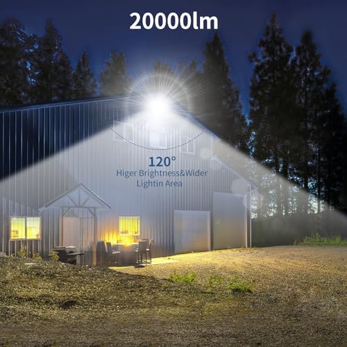 Ankishi 200W LED Floodlight | IP66 Waterproof 6500K Outdoor Security Light