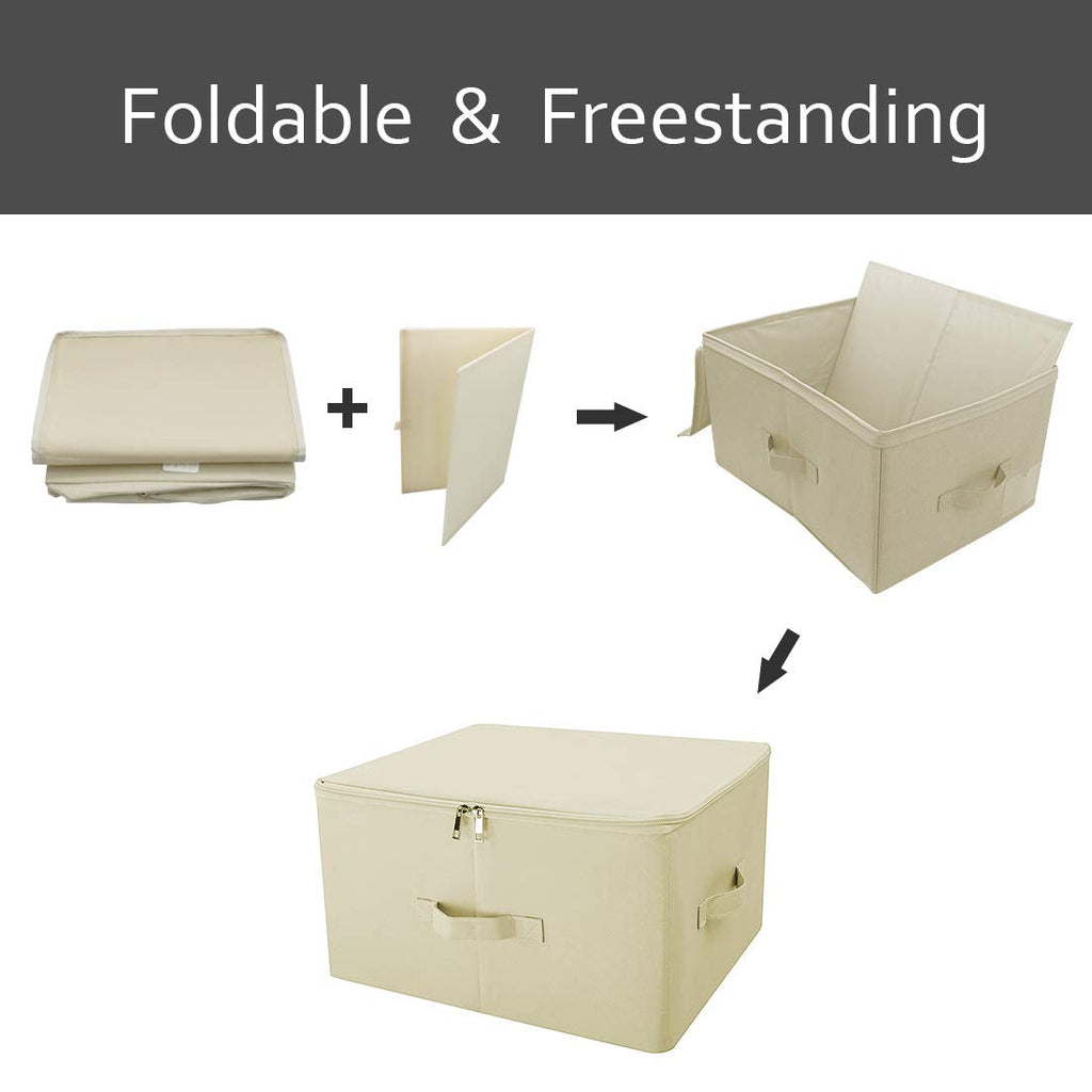 iwill CREATE PRO 45x35x25cm Foldable Storage Boxes with Zip Lid - image 5